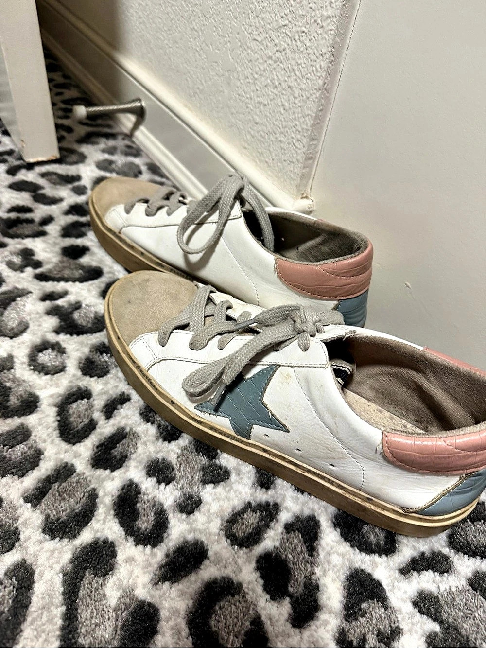 Golden Goose Super-Star Sneakers White & Pink